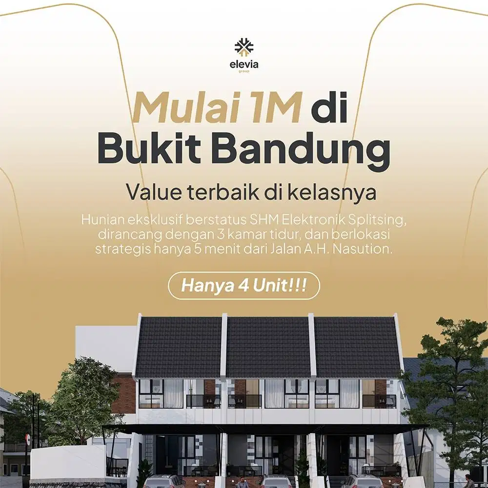 Dijual Rumah Modern Dekat Sport Jabar Arcamanik