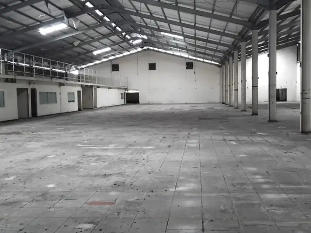 Gudang Luas 4000M2 Akses Konainer 40 Ft di Jl Sultan Agung Bekasi