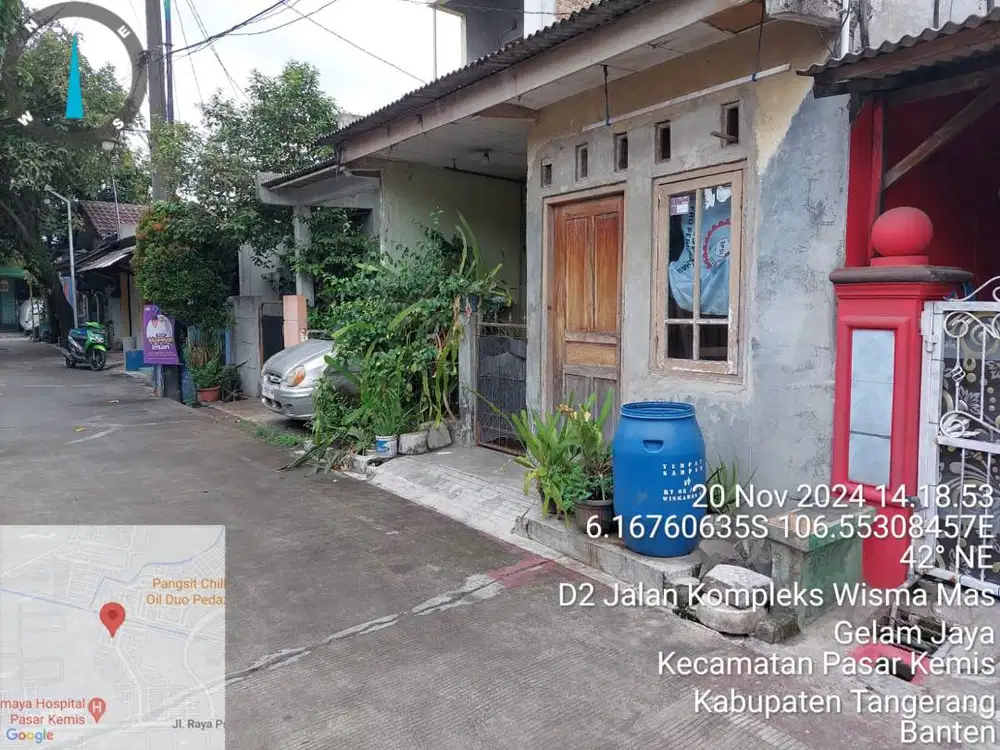 DIJUAL VIA LELANG Perum. Wisma Mas Blok D2 No. 19, Kel. Poris Plawad