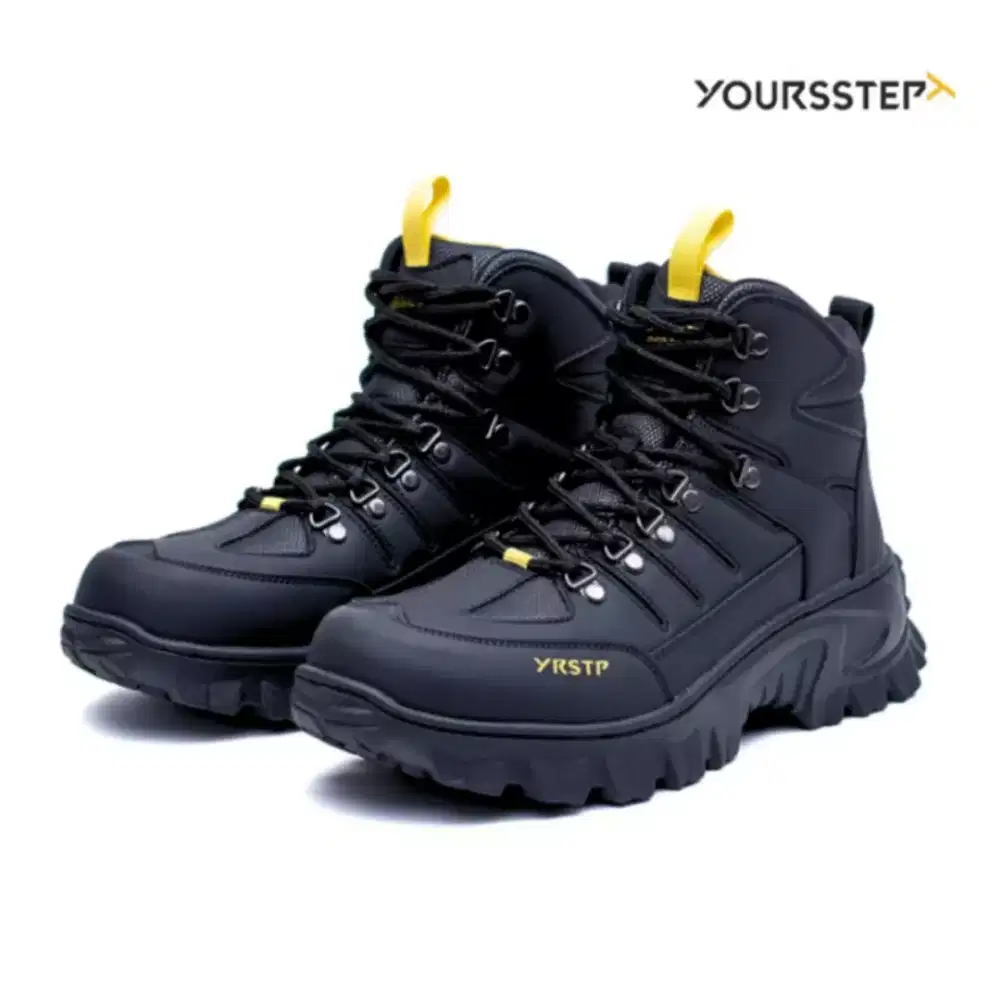 Sepatu safety pria jaguar boot outdoor hiking
