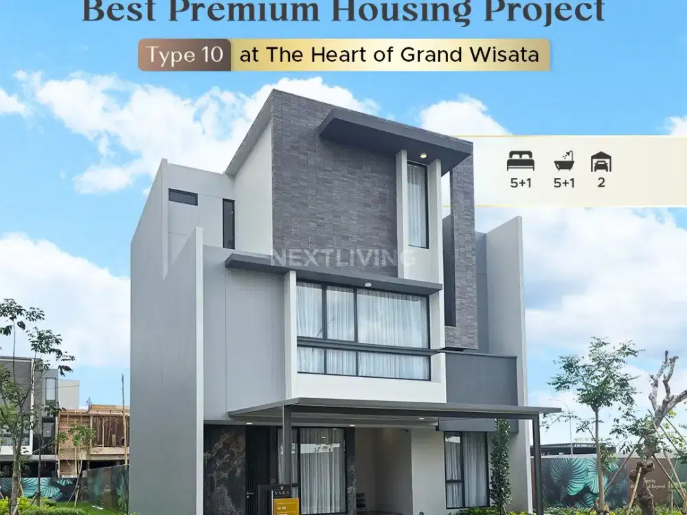 Rumah Mewah lengkap Club House by Sinarmas Land hanya 4M an