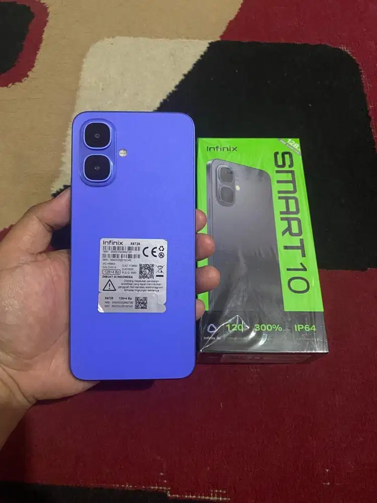 BISMILLAH INFINIX SMART 10 RAM 4/128 FULSET MULUS