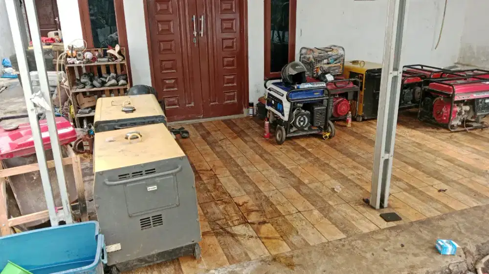 Terima genset AC dan stabilizher rusak
