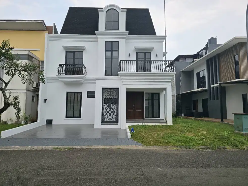 Turun Harga Rumah 3 Lantai Ada Ruang Entertaiment di Icon Cosmo Bsd