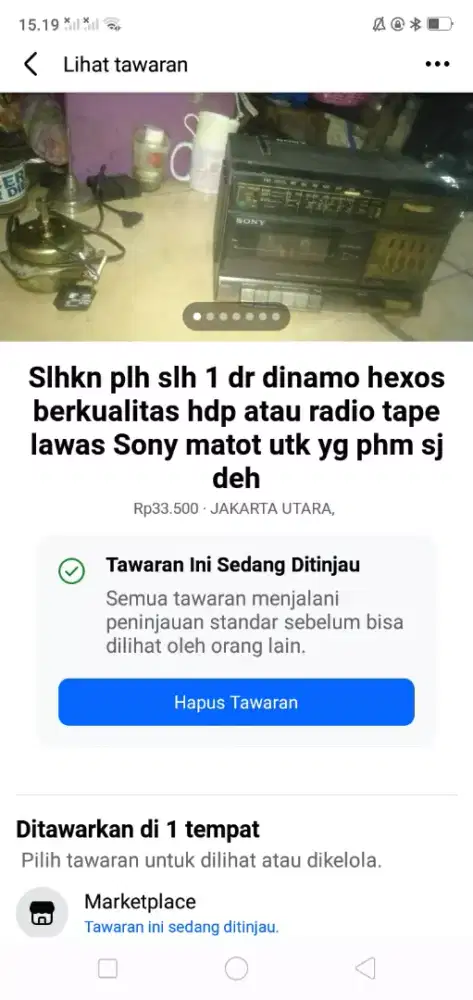 Slhkn plh slh 1 dr dinamo kipas hexos hdp atau sblh nya hrg murah sj