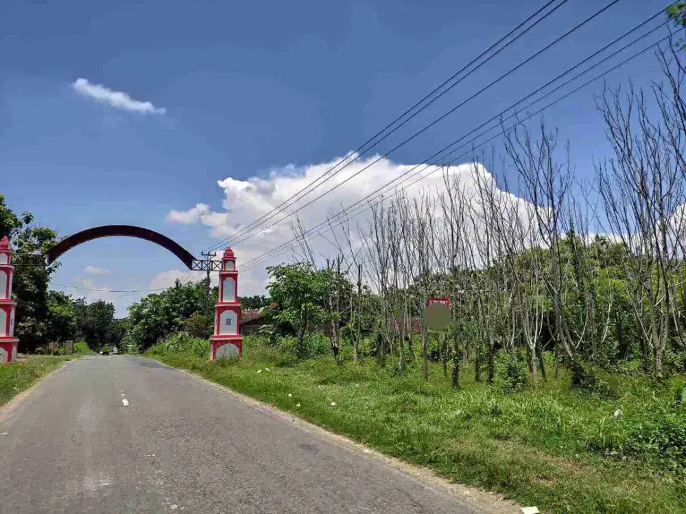 lahan murah zona merah kawasan industri Bendosari Sukoharjo