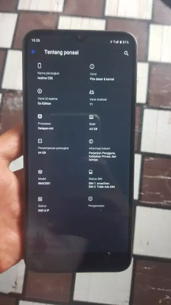 REALME C30 RAM 4/64 READY