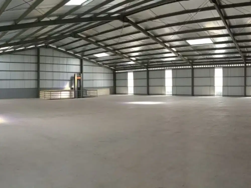 Gudang Bangunan Baru 2 Lantai Akses Kontainer 40 Ft di Sultan Agung Kota Bekasi