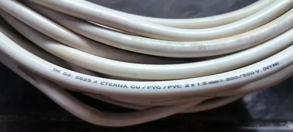 Kabel Listrik Kawat ETERNA (NYM) 2x1.5mm²x19meter