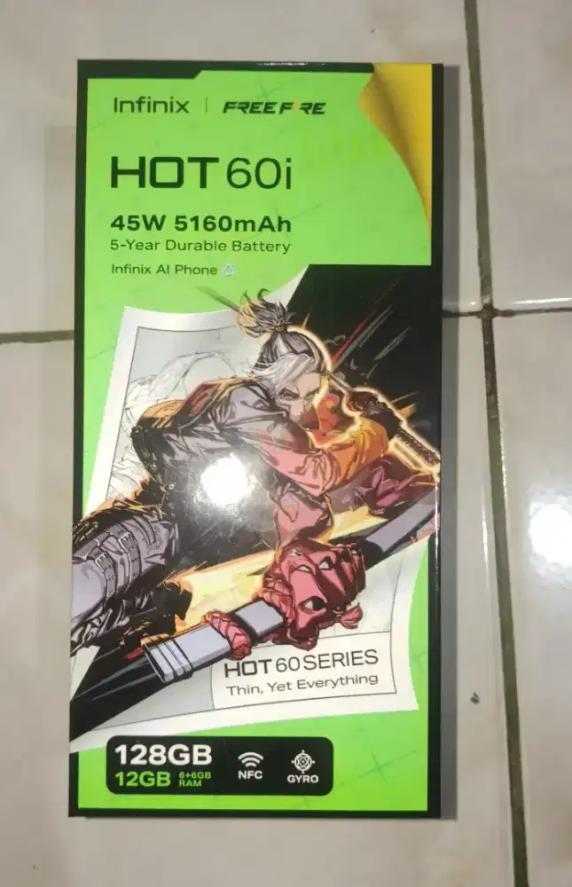 Infinix hot 60i 12/128 nfc titanium