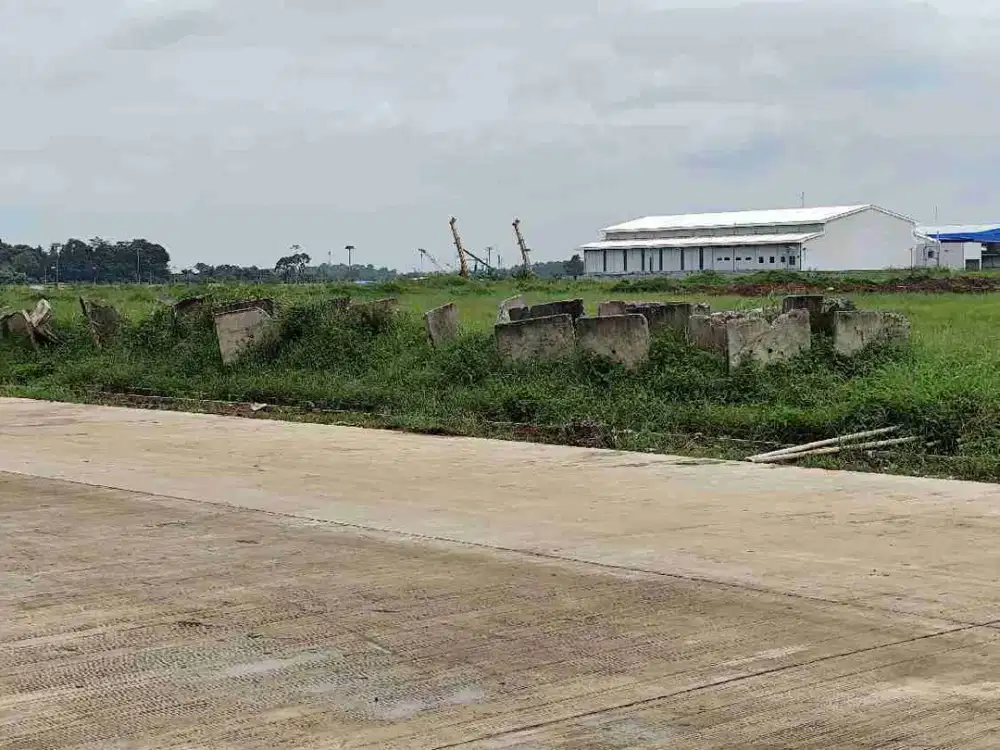 Dijual kavling strategis di kawasan pergudangan dan industri legok