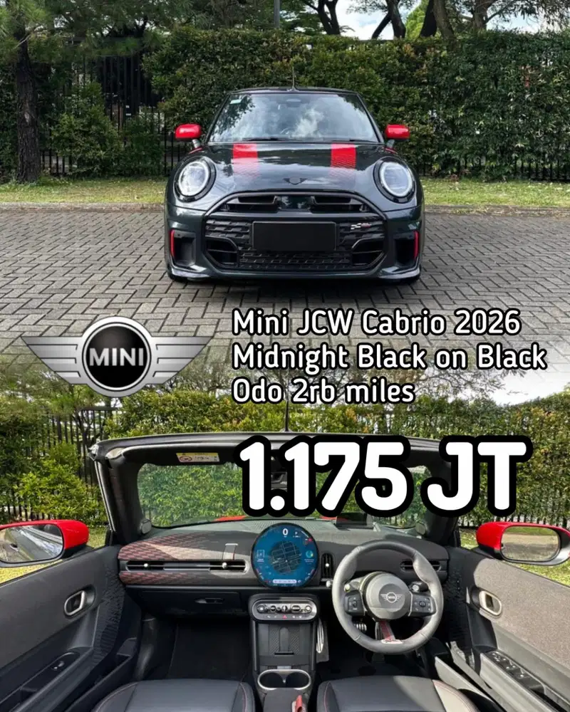 MiniJCW Cabrio 2026 TERIMA NAMA PEMBELI