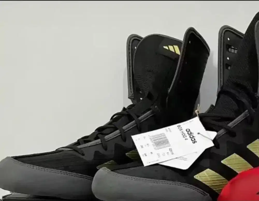Adidas Box Hog 4 Boxing Shoes.