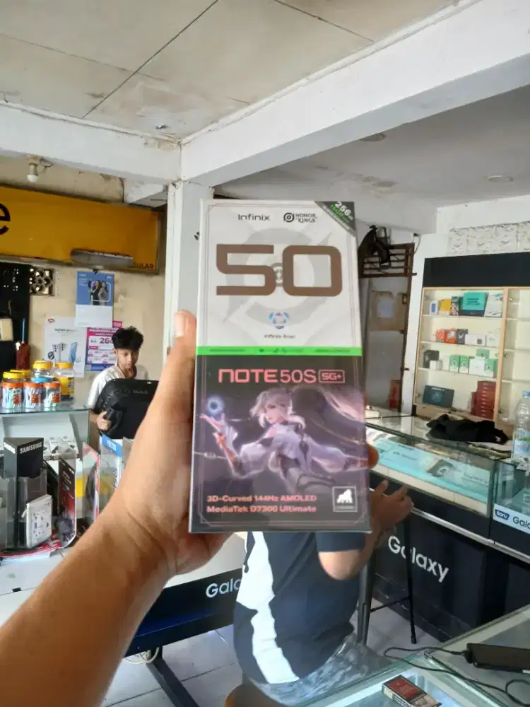 Berminat silahkan WA Infinix Note 50s 5G 8+8/258 Garansi resmi 1thn