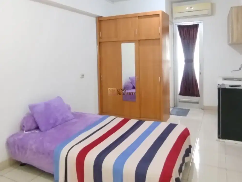Disewakan Murah Studio Furnish Lantai Rendah, Dekat Mall Apartemen Green Bay Pluit Greenbay