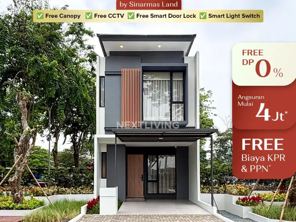 Rumah Minimalis di Bekasi dari Sinarmas Land mulai 1M-an