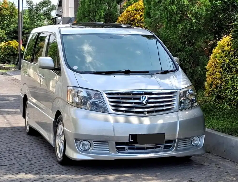 TERBAIK!! TOYOTA ALPHARD 2.4 V HOME THEATRE SOUND ASG 2004 ABU ABU MET