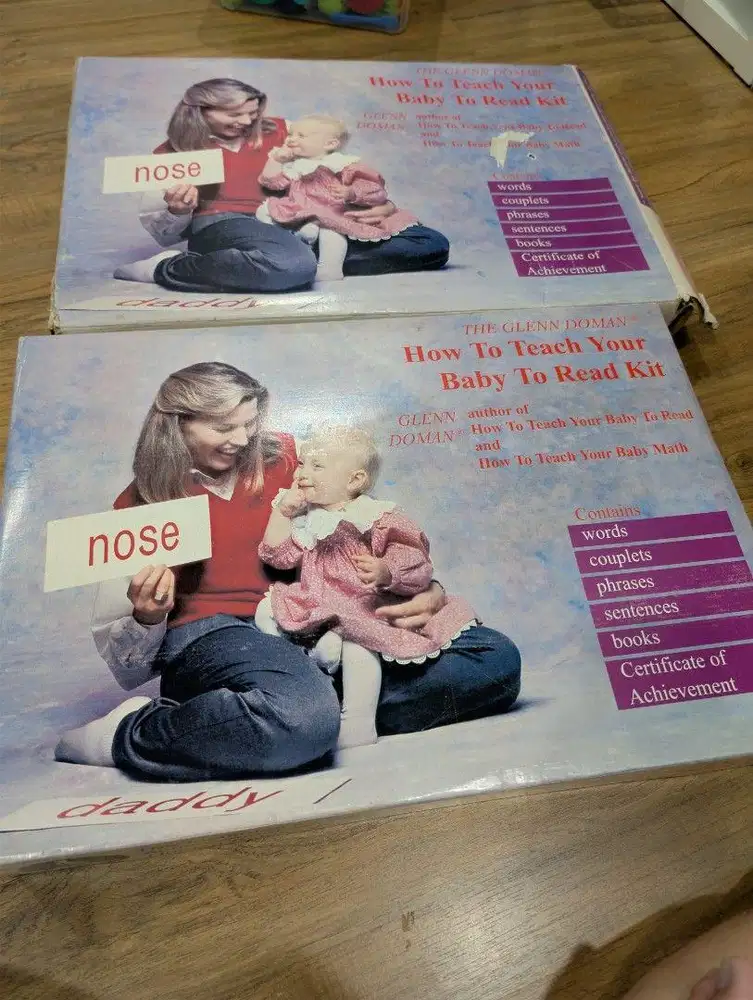 Glenn doman flash card anak