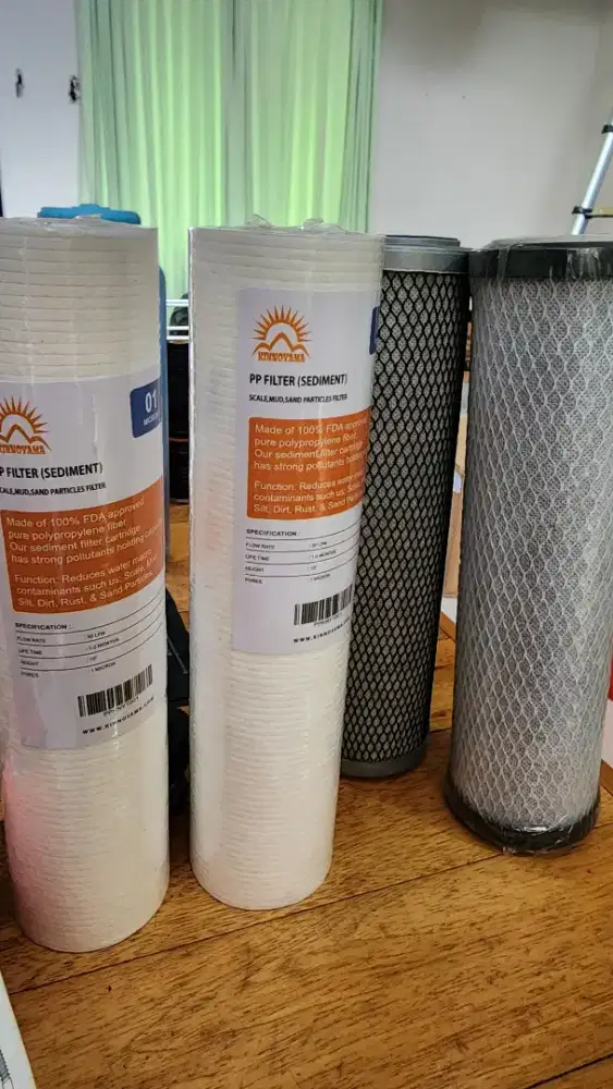 Saringan filter air baru gres jual rugi