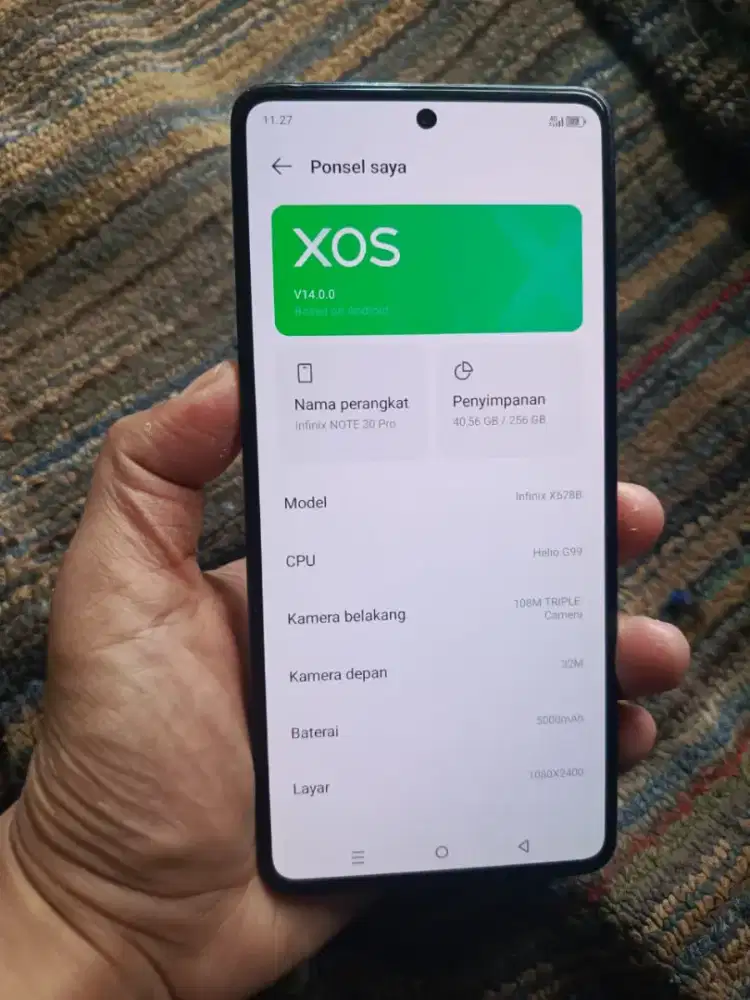 Infinix note 30 pro 8/256 batang