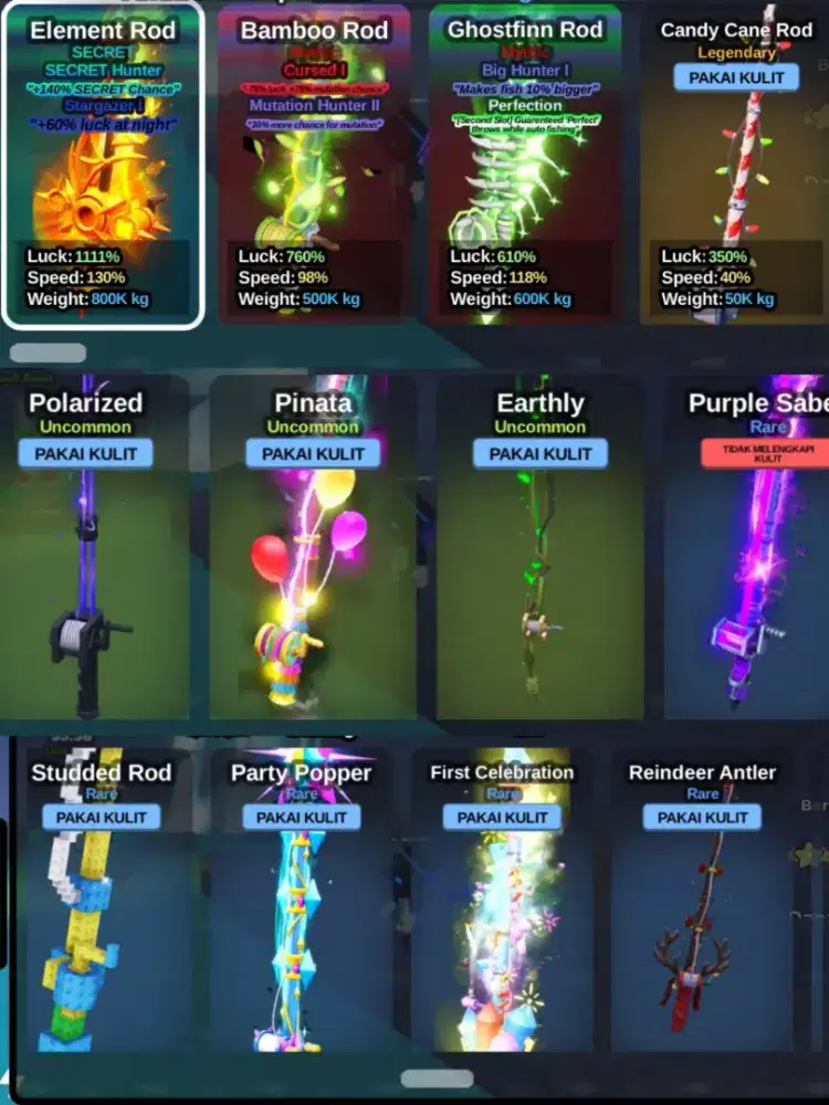 AKUN POLOS ROBLOX Fishit  LOG ID PW