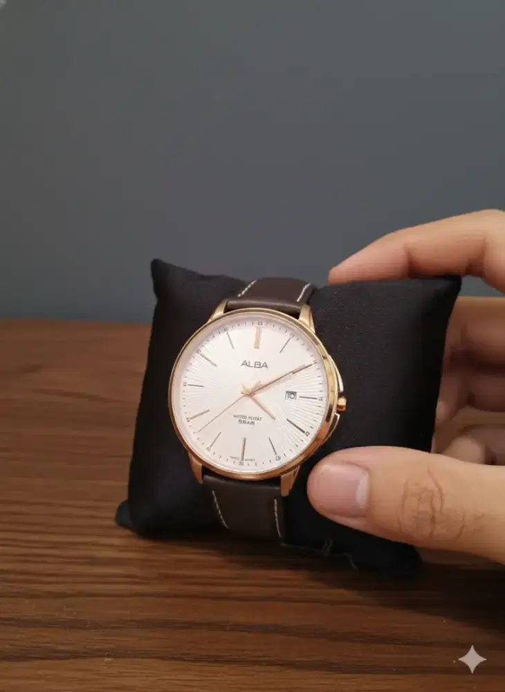 Jam Alba pria murah berkualitas, jam second, jam Alba Prestige