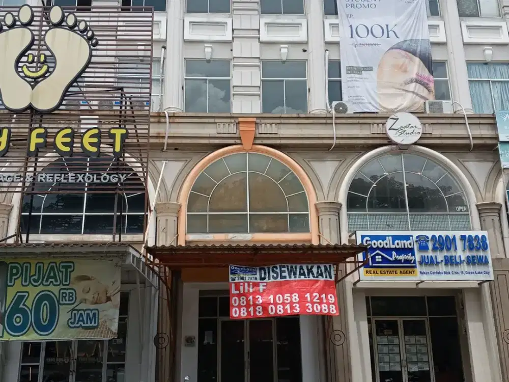 Disewa Ruko Cordoba Boulevard Green Lake City Ex-Restaurant