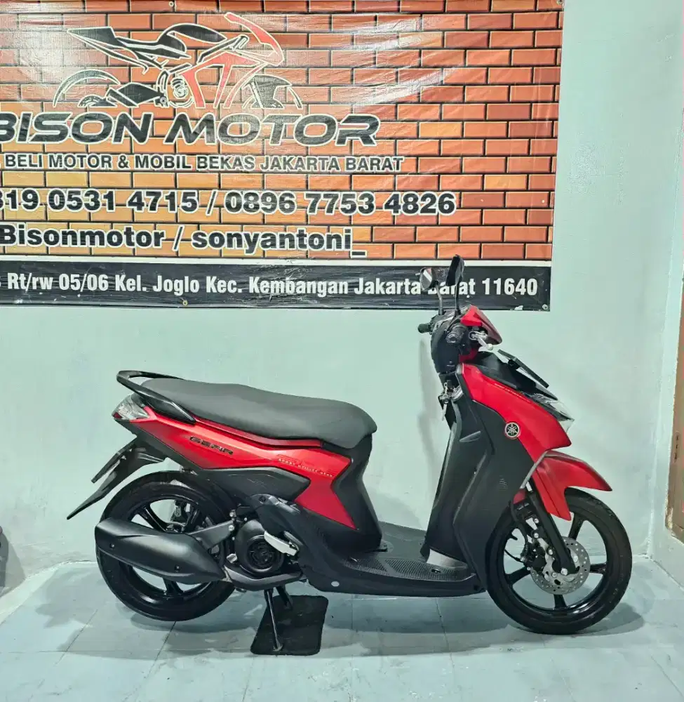 MEWAH ! YAMAHA MIO GEAR S LED SSS 125 TAHUN 2023 WARNA MERAH