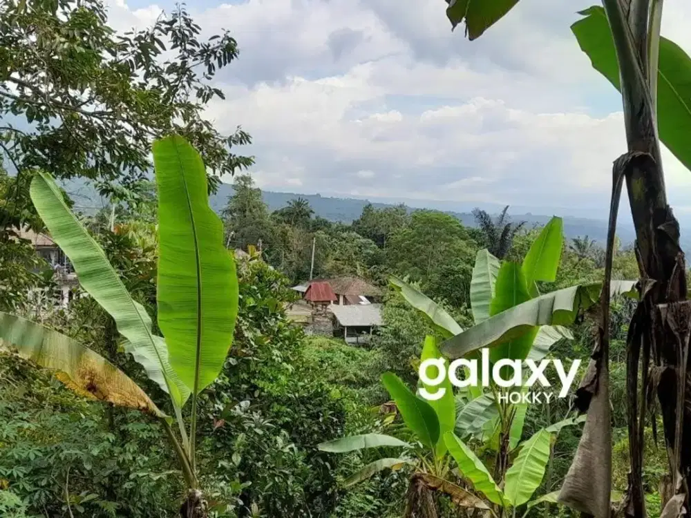 DIJUAL TANAH CANTIK VIEW GUNUNG DI JATILUWIH TABANAN, BALI