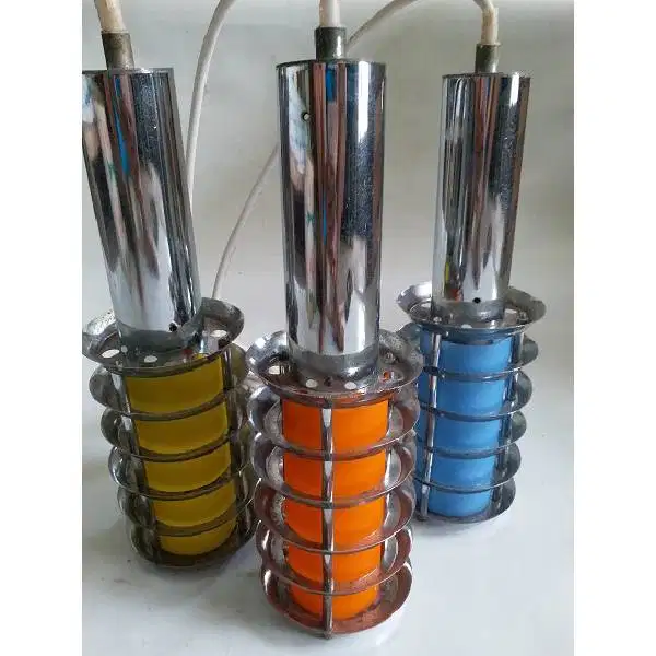 3 pcs  Lampu Italian retro era 70's  kristal motif blink - blink yang