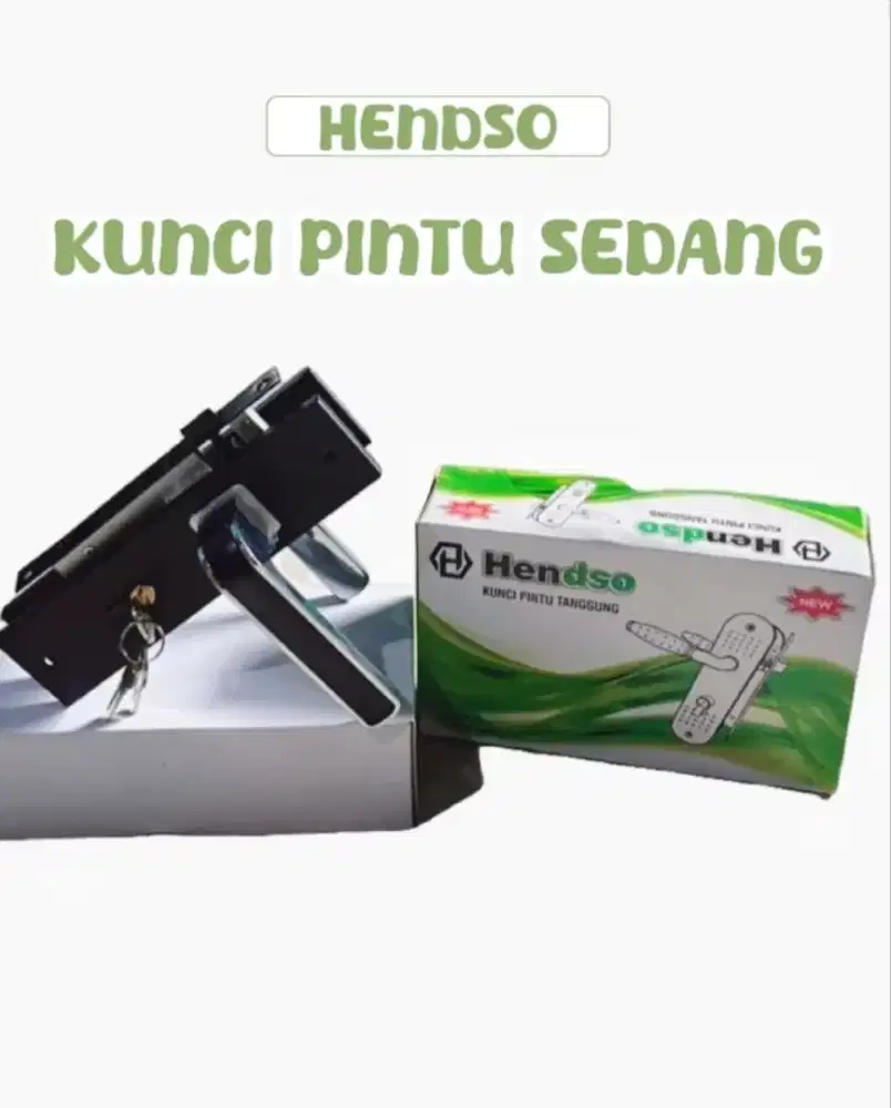 Kunci pintu sedang hendso