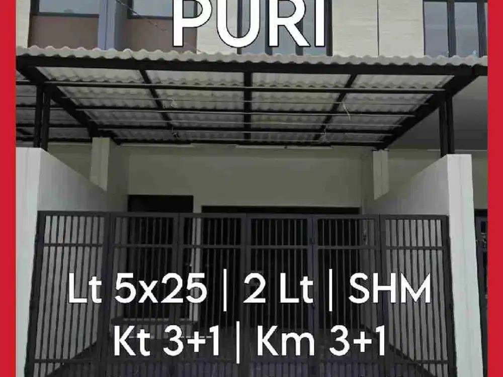 Wilson Rumah baru carport 3 mobil di meruya kav dki