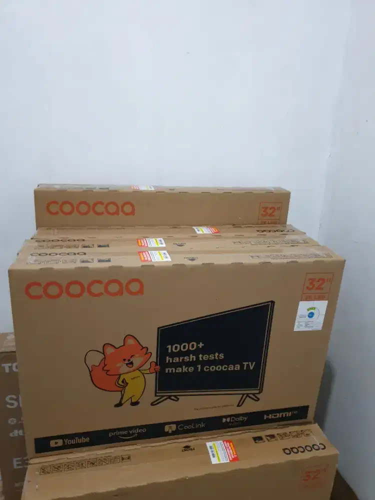 COOCAA SMART TV Digital 32 inch. 100% Baru, bisa Cod + disettingkan