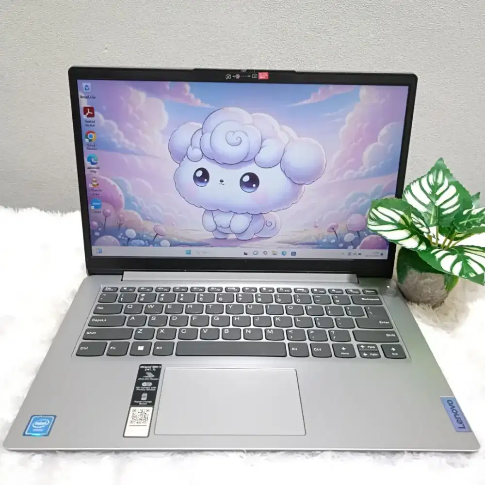 LAPTOP LENOVO IDEAPAD SLIM 1i INTEL N4020 RAM 8GB SSD 512GB LAYAR 14.0