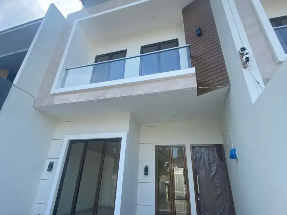 JUAL RUMAH BARU 2 LT , MODERN MINIMALIS DI BARUK TENGAH SURABAYA , DEKAT JALAN MERR .