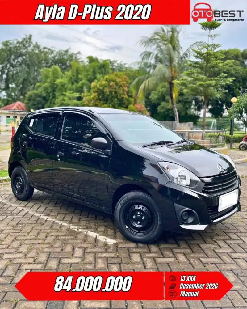 Daihatsu Ayla D Plus 1.0 MT 2020