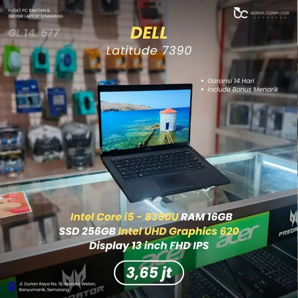 DELL Latitude 7390 | Core i5 8350U 16GB 256GB
