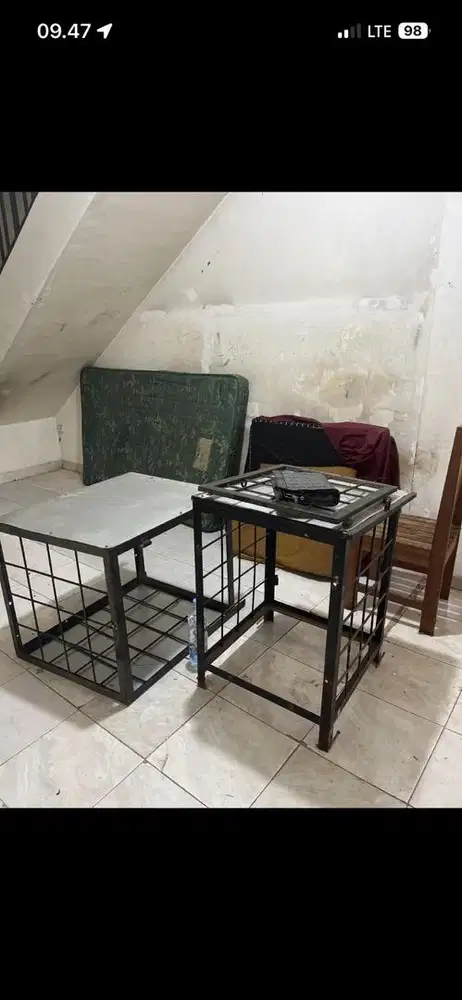 Besi Kerangkeng Pompa Air dan Boiler Laundry