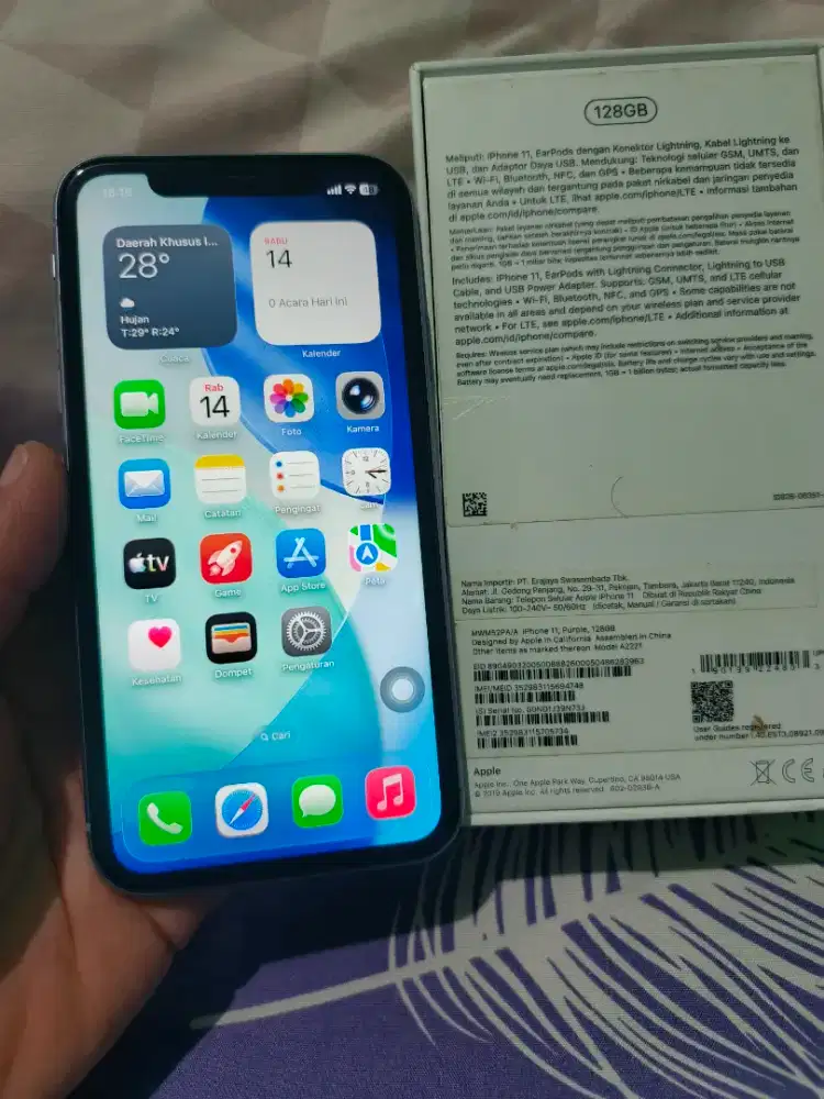 Iphone 11 128gb iBox fullset original iBox