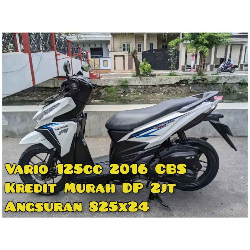 Vario 125cc 2016 Putih CBS Km40Rban