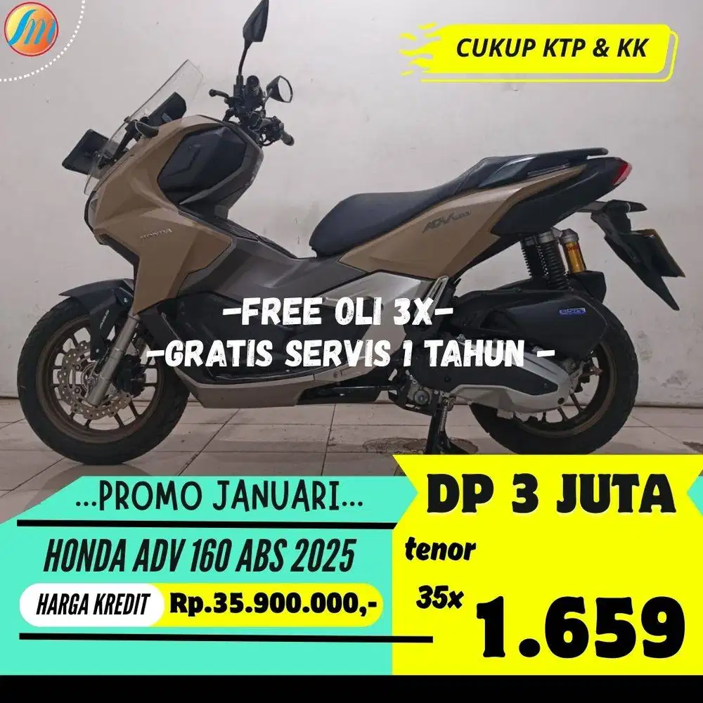 HONDA ADV 160 ABS 2025 KREDIT MURAH ANGSURAN TERJANGKAU BERGARANSI