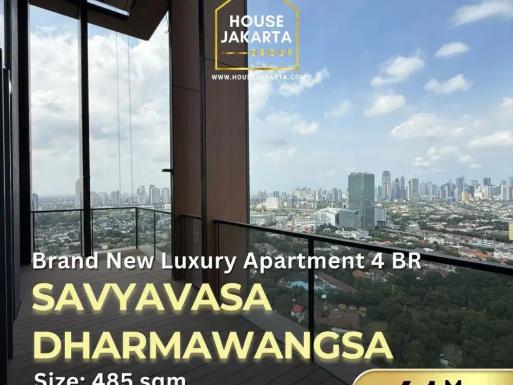 Savyasa Dharmawangsa Kebayoran Baru Luxury Apartment 4 Bedroom . Bare Unit