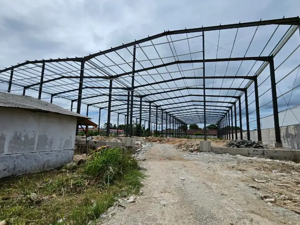 Disewakan gudang dipinggir jalan legok, babakan, tangerang