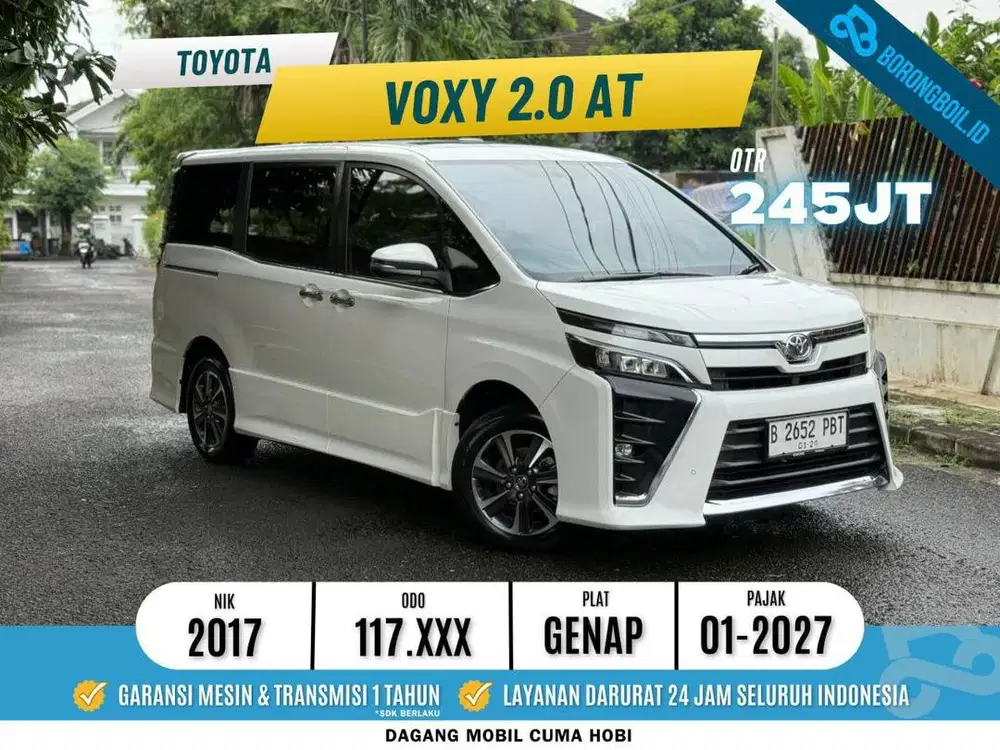 TOYOTA VOXY 2.0 AT 2017 SIAP PAKAI