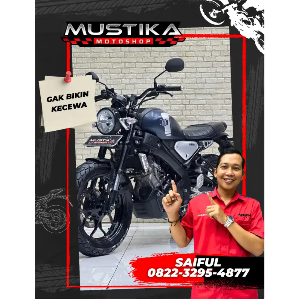 Odo 10rb Istimewa!!Yamaha XSR 155cc 2022 Plat Jatim Mulus-Mustika