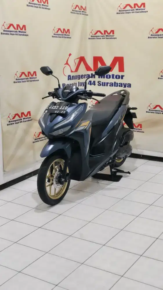 Km 10 Ribu Honda New vario 125 Iss tahun 2022 Biru Doff