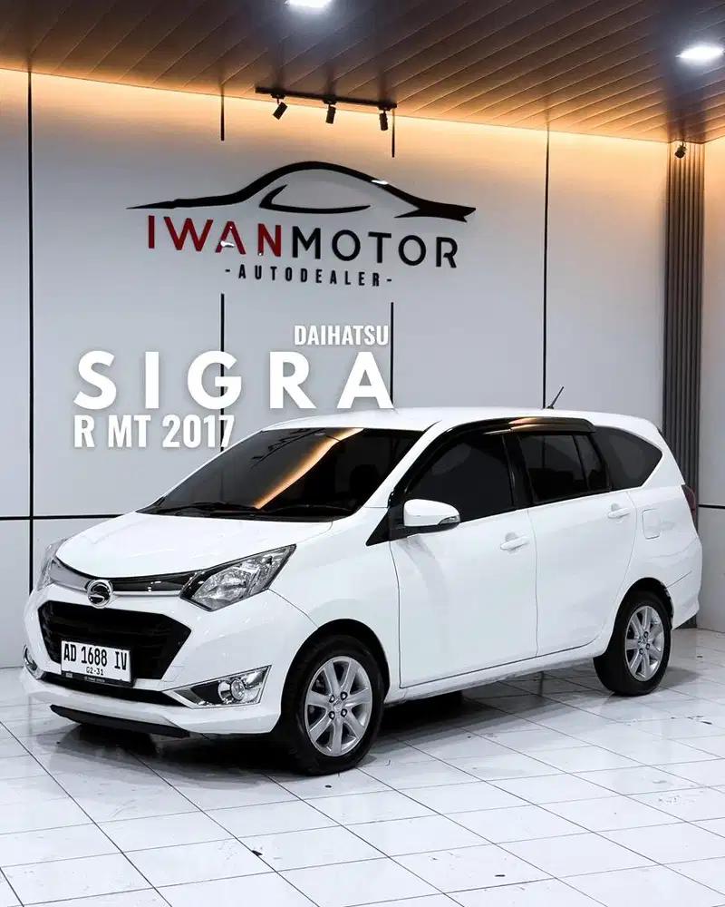 Plat AD Pajak Baru! Toyota Sigra R MT Tahun 2017 !