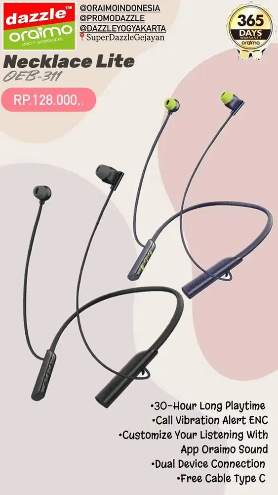 Oraimo Necklace Lite OEB-311