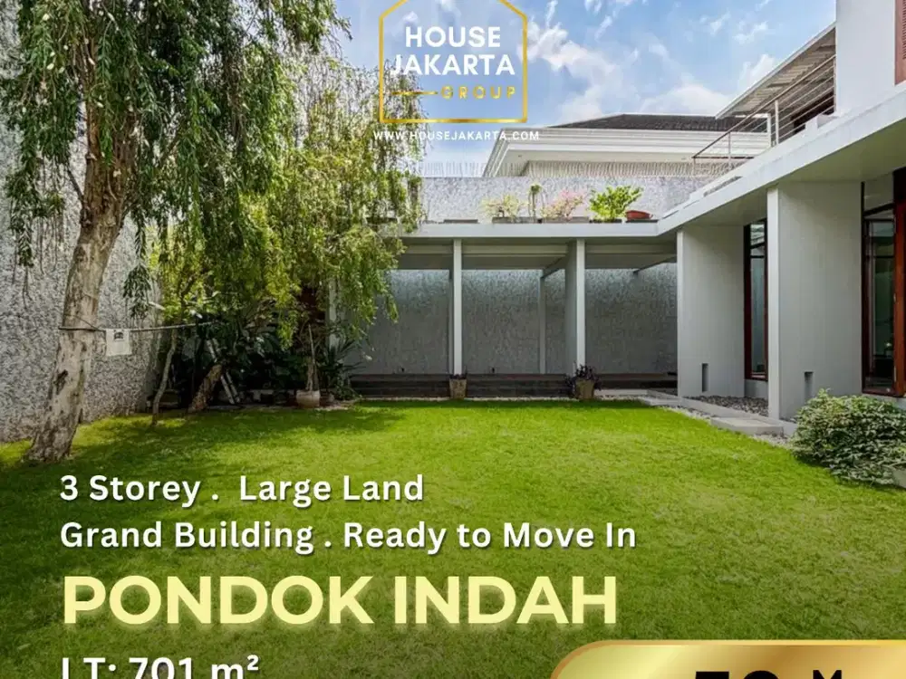 RUMAH LUXURY PONDOK INDAH . PRIVAT, AMAN, DAN SIAP HUNI