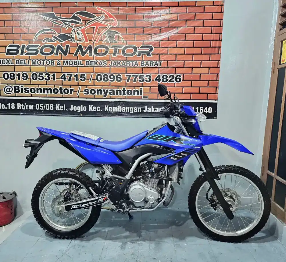 MEWAH KM 2 RIBU ! YAMAHA TRAIL WR155 WR 155 VVA THN 2024 WARNA BIRU